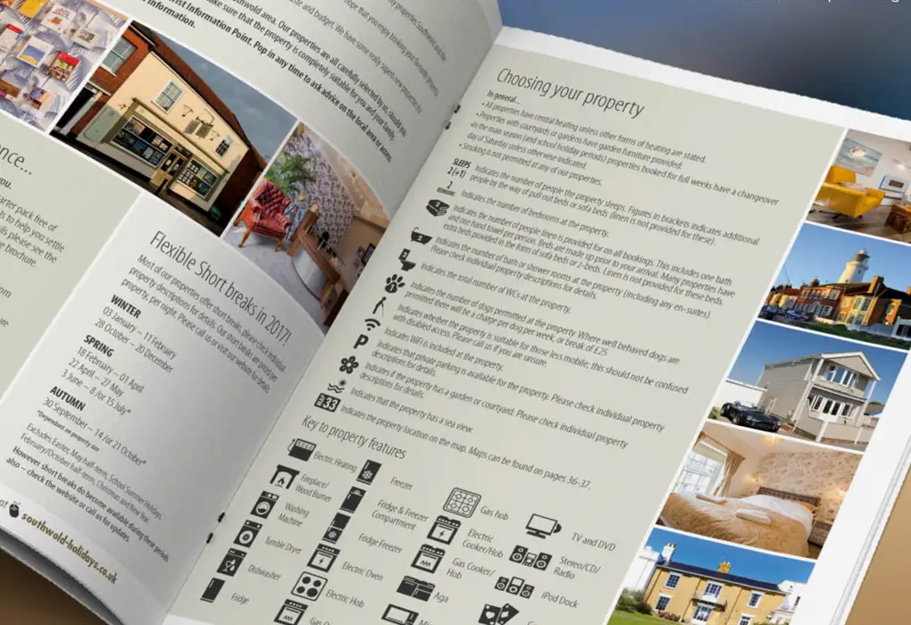 holiday brochure design