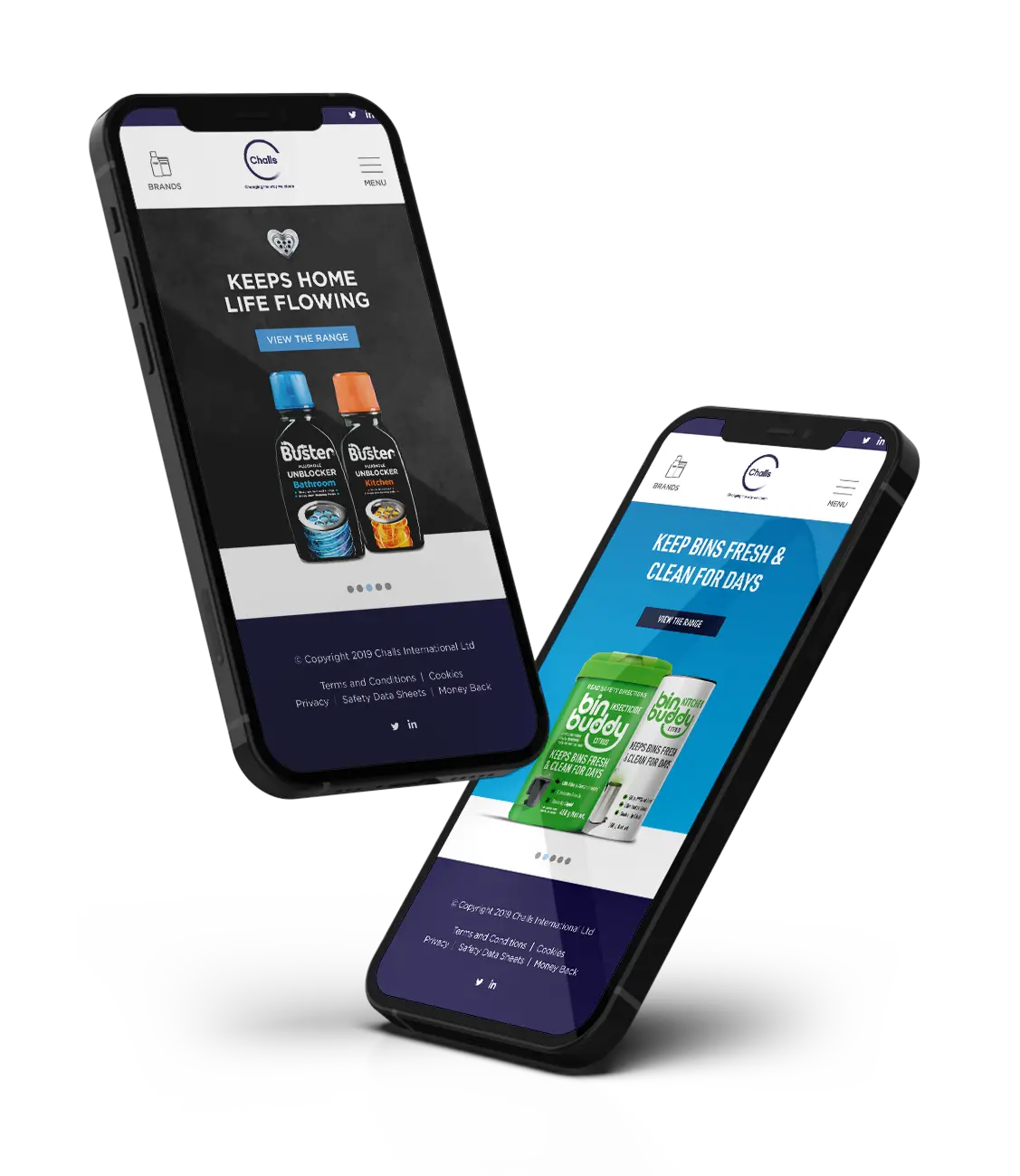responsive website design bin buddy